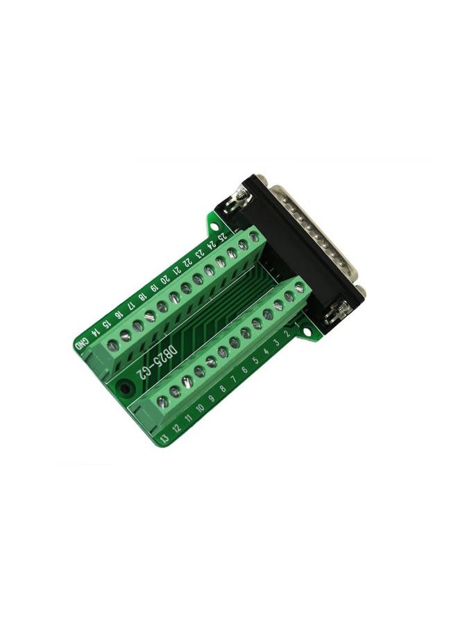 Twinkle Bay Connector Db25 D-sub Male Plug 25-pin Port Terminal Breakout PCB Board - Image 2