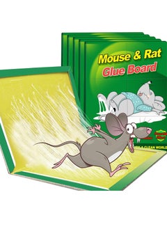 Necomi 5-Pack Mouse Rat Glue Trap, Strongly Adhesive Sticky Glue Traps for Mice, Mouse Sticky Traps  - Image 1