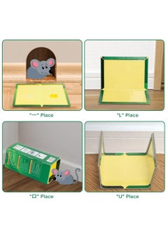 Necomi 5-Pack Mouse Rat Glue Trap, Strongly Adhesive Sticky Glue Traps for Mice, Mouse Sticky Traps  - Image 4