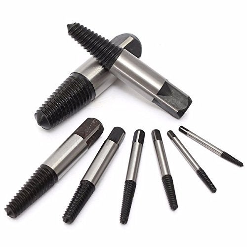 Screw Extractor Set Damaged Nut Screw Extractor Bolt Stud Remover Screwdriver Tool Kit Red 8 Pieces  - Image 3