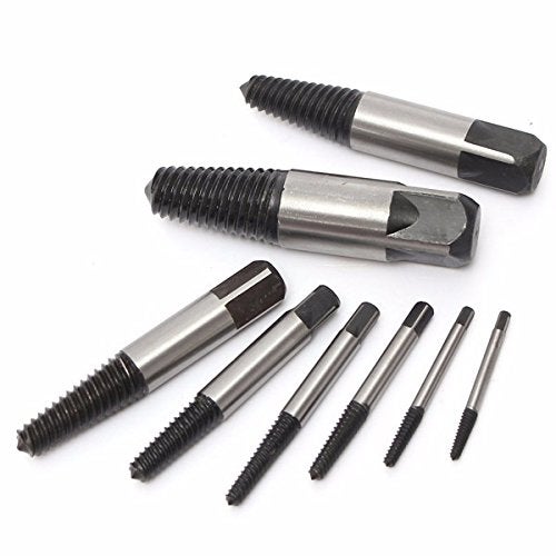 Screw Extractor Set Damaged Nut Screw Extractor Bolt Stud Remover Screwdriver Tool Kit Red 8 Pieces  - Image 4
