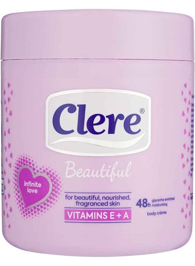 Clere Body Cream with Vitamin E & A 400ml