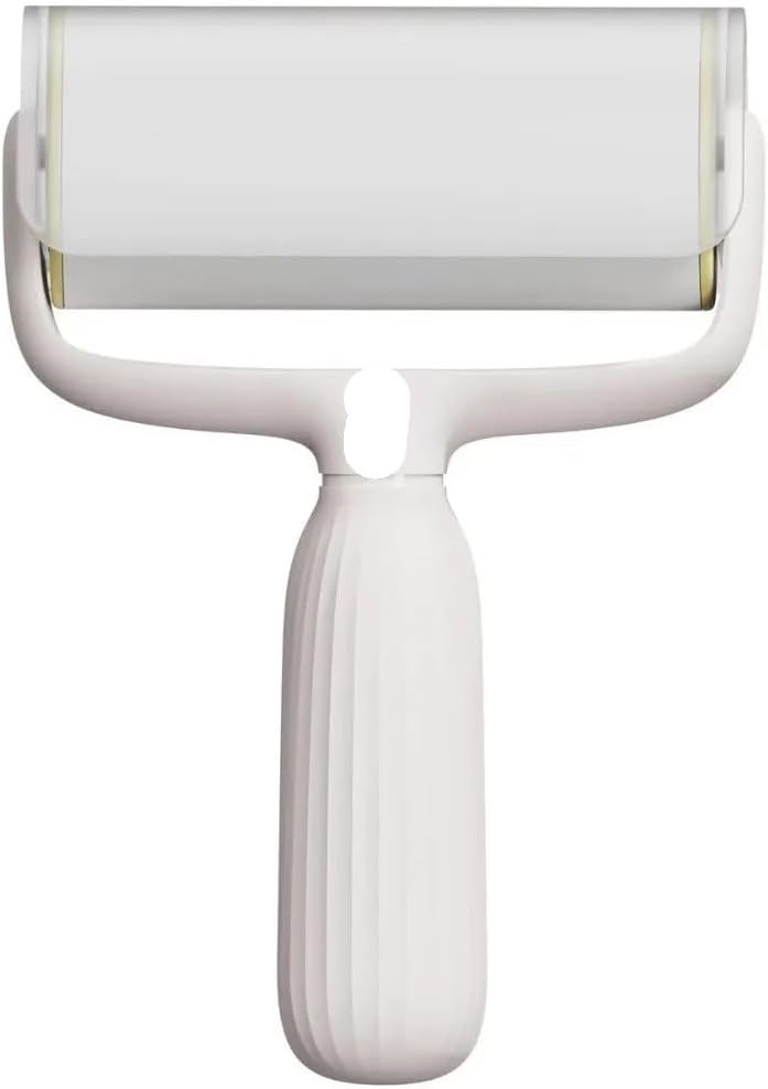 Snacko Tearable Lint Roller - Sticky Roll Paper for Pet Hair, Dust, and Clothes Cleaning | Replaceable Cleaning Brush Accessories(White) - Image 1