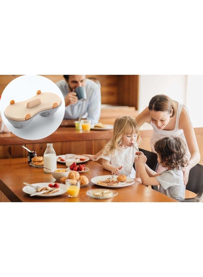 KICOFIT Microwave Egg Poacher, Poached Egg Cooker with Measure Cup, Dishwasher Safe BPA Free, Egg Maker Poached Egg Steamer Kitchen Gadget Home Gift - Image 5