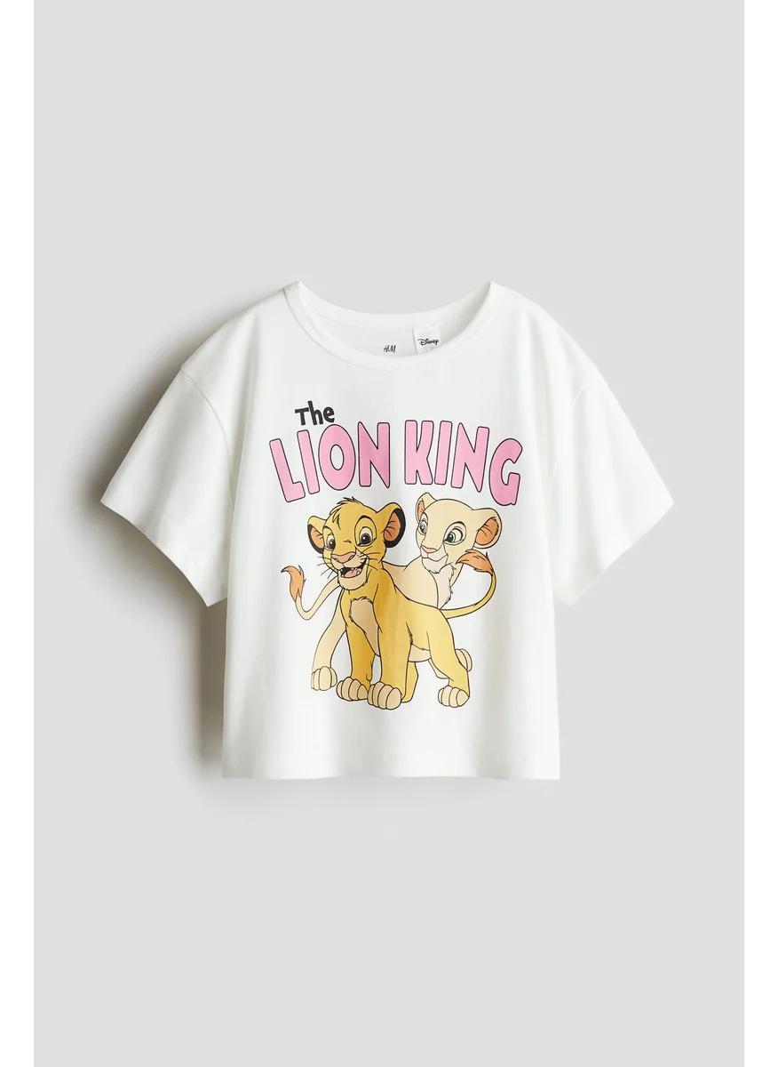 H&M Printed Cotton T-Shirt