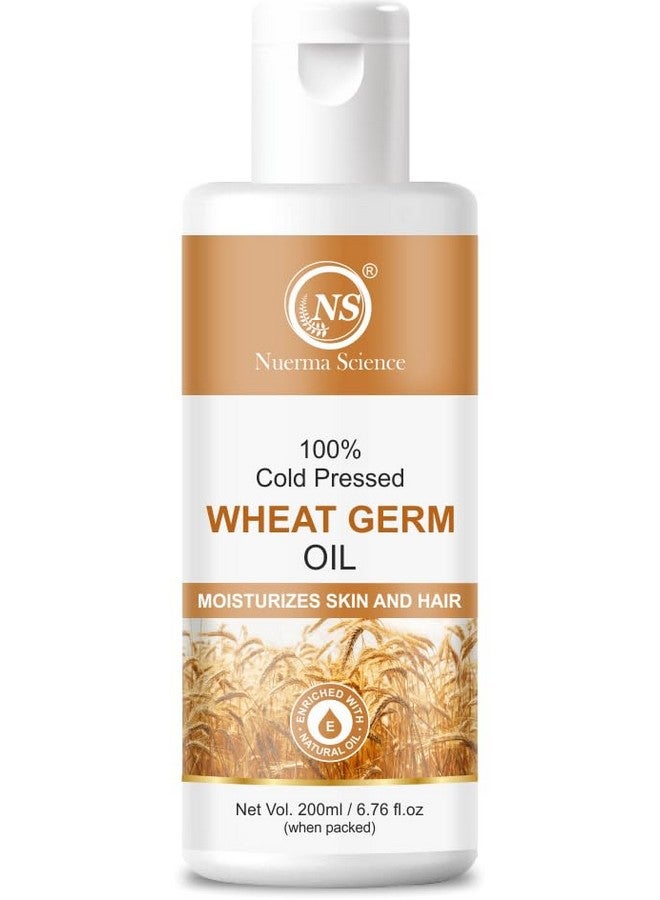 Nuerma Science Wheatgerm Oil For Hair, Skin Care | Anti-Hairfall Natural Oil, Promotes Hair Growth, Softness & Shine - 200Ml - Image 1