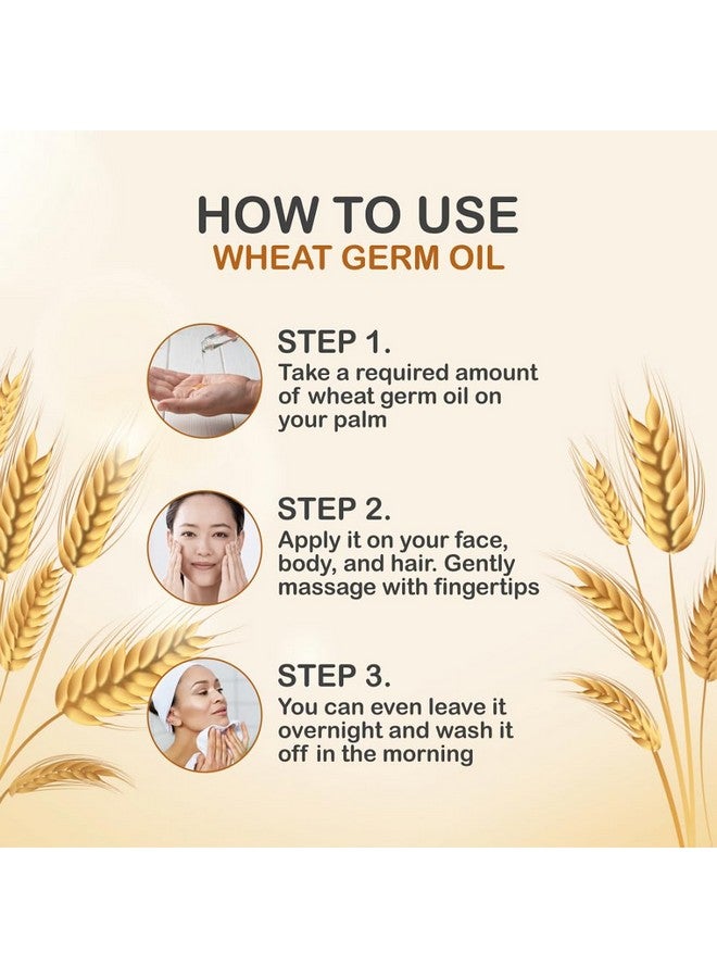 Nuerma Science Wheatgerm Oil For Hair, Skin Care | Anti-Hairfall Natural Oil, Promotes Hair Growth, Softness & Shine - 200Ml - Image 2