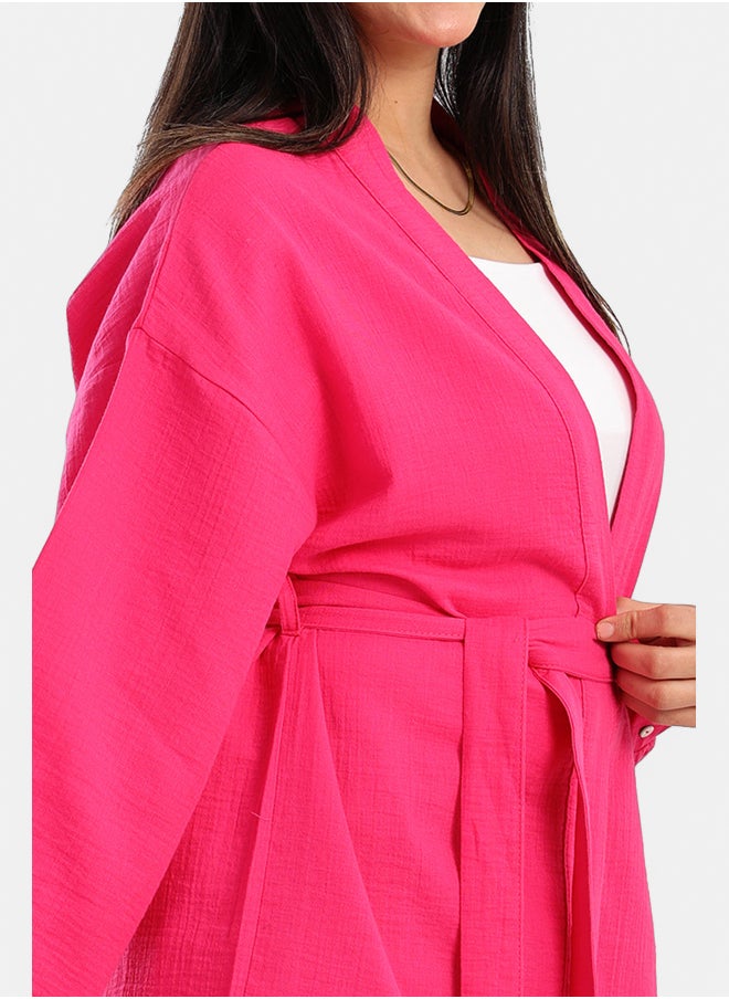 Carina Tencel Open Front Cardigan  - Image 3
