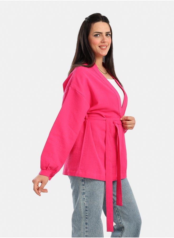 Carina Tencel Open Front Cardigan  - Image 5