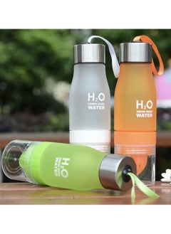 BLUE CORAL Water Bottle Squeezed Juice Lemon Juice Fruit Infuser Drinkware For Outdoor Sports My Shaker Drinking Bottle, Orange  - Image 5