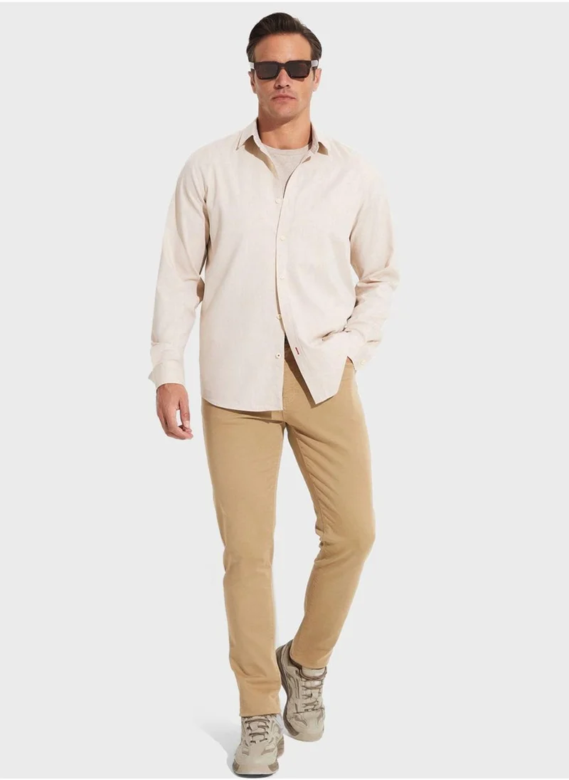 JUNE Essential Oxfort Regular Fit Shirt