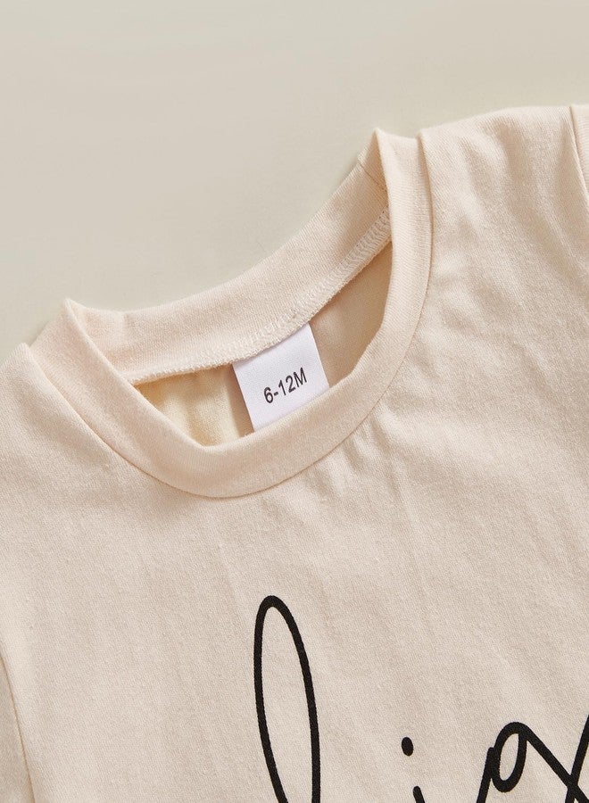 Ayalinggo Big Brother T Shirt Little Brother Little Sister Big Sister Matching Outfits Siblings Baby Toddler Tee Clothes (Beige Big Brother, 18-24 Months) - Image 4
