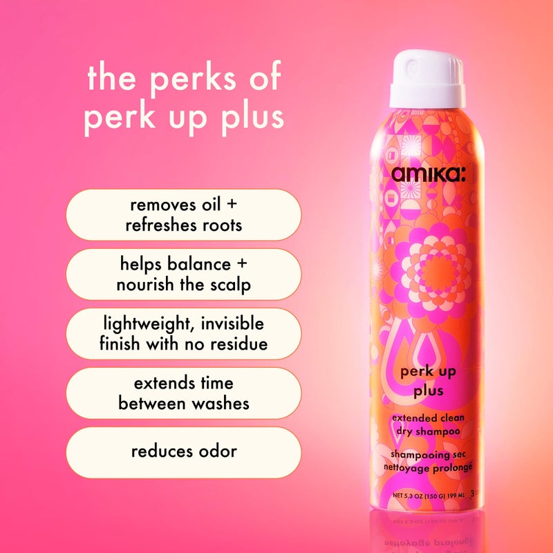amika perk up plus extended clean dry shampoo, 1.8oz - Image 2