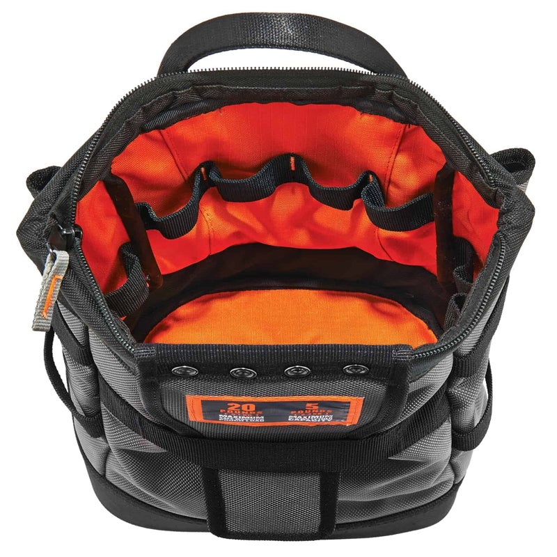 Ergodyne Arsenal 5517 Premium Topped Tool Pouch with Zipper, One Size, Black - Image 3