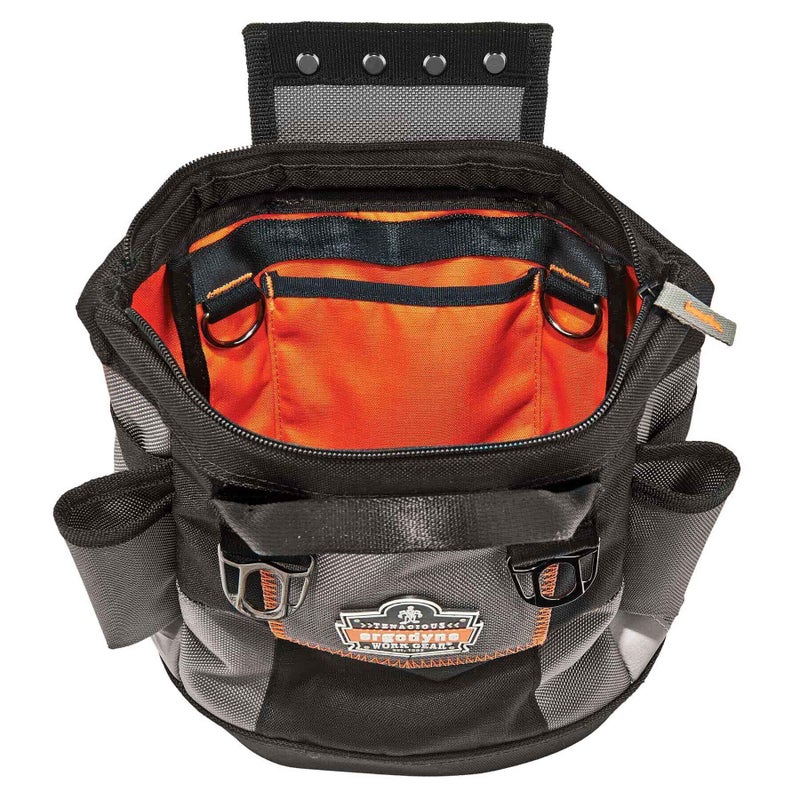 Ergodyne Arsenal 5517 Premium Topped Tool Pouch with Zipper, One Size, Black - Image 5