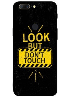 Protective Case Cover For OnePlus 5T Smart Series Printed Protective Case Cover for OnePlus 5T Look But Don't Touch