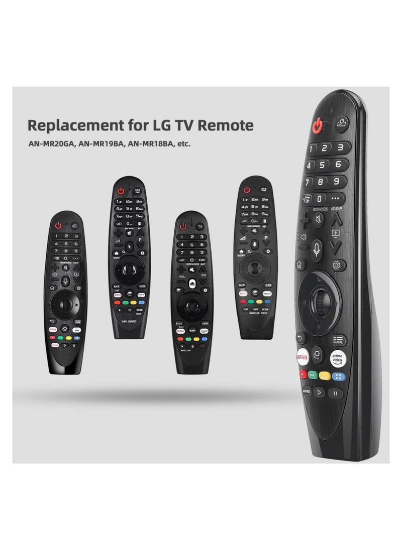 ELTRAZONE - Universal for LG Magic Remote Control, Replacement for LG LED OLED LCD 4K UHD Smart TV, with Buttons for Netflix, Prime Video - Image 1