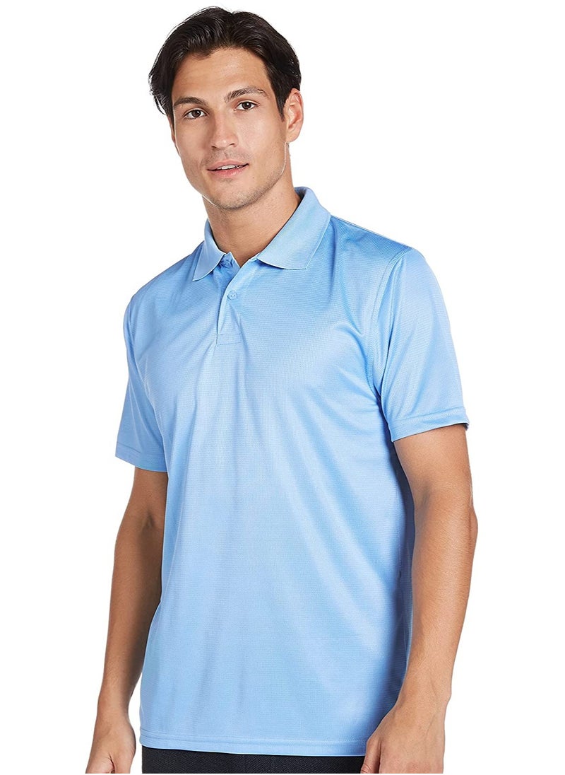 SANTHOME Men's All Day Fresh Half Sleeve Dryfit Polo T-Shirt with UV Protection  - Image 1
