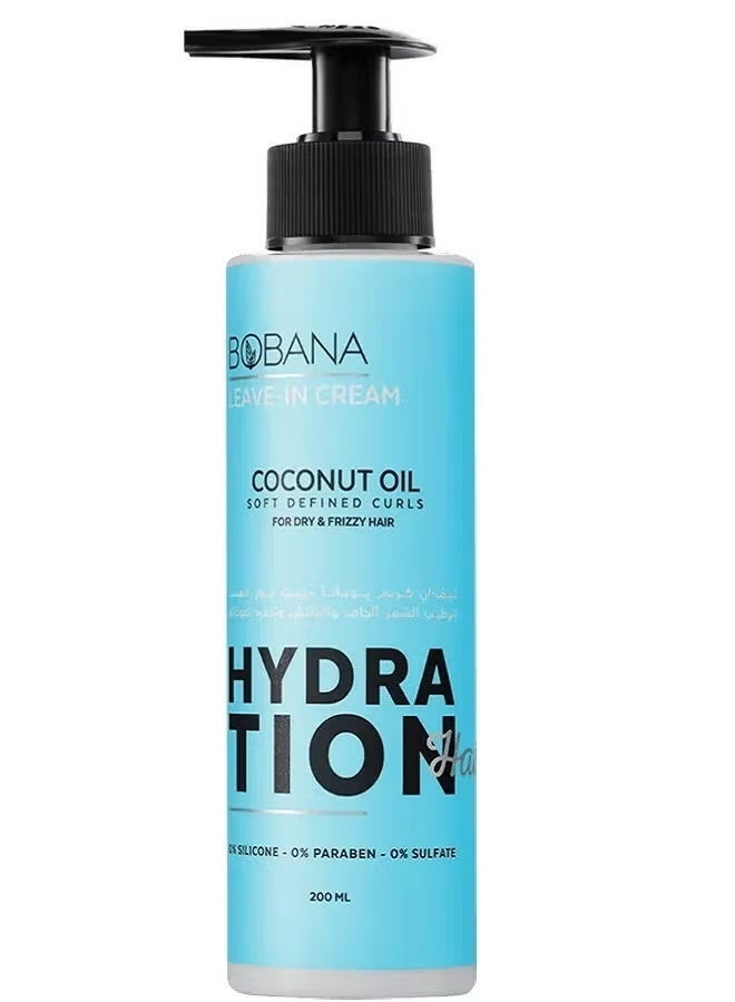 BOBANA Leave-in Cream with Coconut Oil 200ml - Image 1