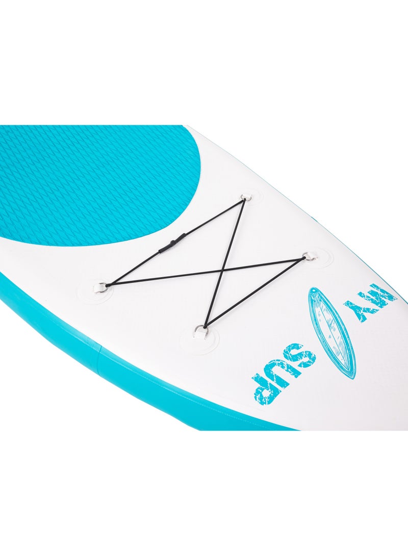 SHARMAX My SUP 10.6 Special Inflatable Stand Up Paddle Board with Kayak Seat | 10'6" Dual-Layer PVC | SUP & Kayak 2-in-1 | Adjustable Seat Included | 265L Displacement | Front Cargo System | Beginner-Friend - Image 4
