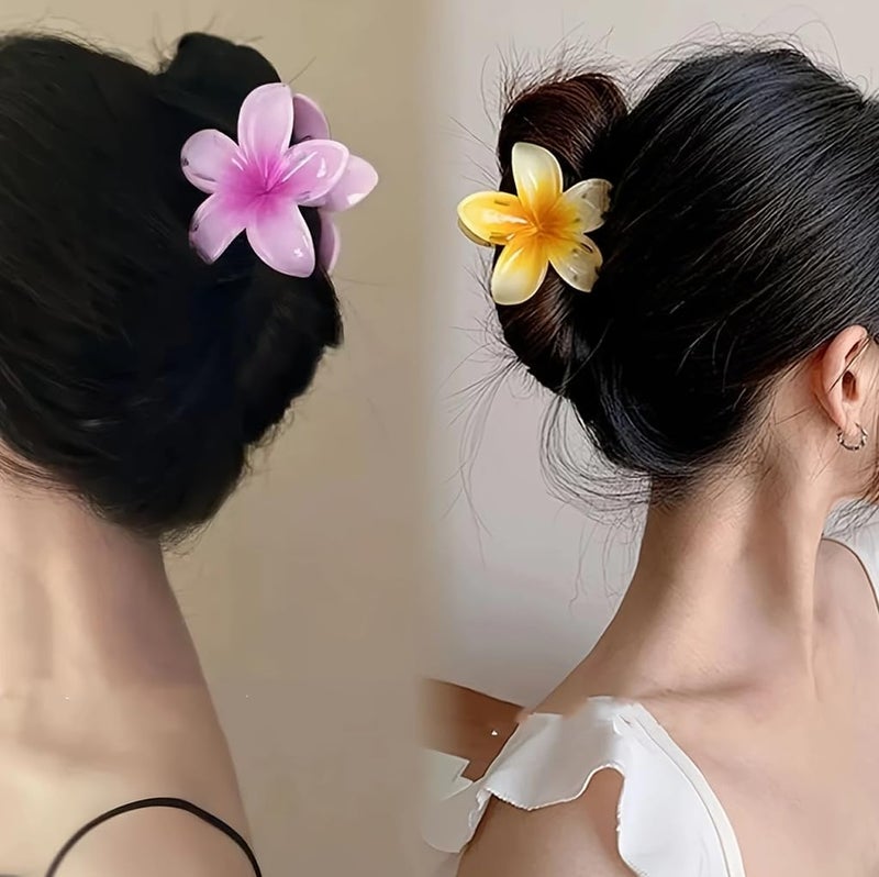 ROCK WORLD 3pcs Flower Hair Clips VibrantClip for Casual Wear - Image 2
