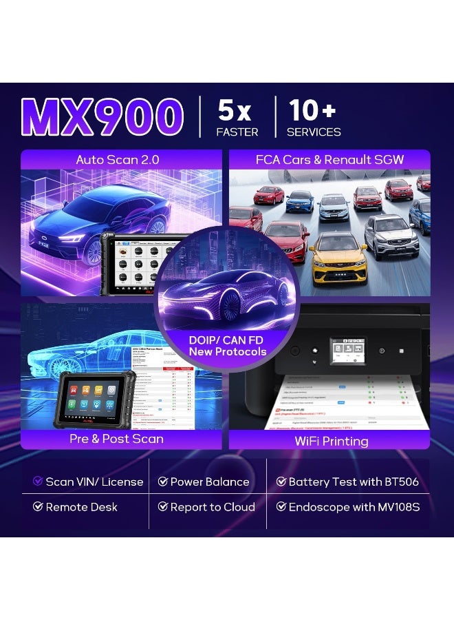 Autel MX900 Scanner - 40+ Functions, All System Diagnostics, CAN FD/Do IP - Image 5