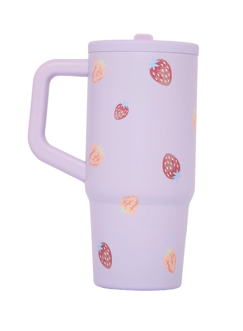 Prickly Pear Stainless Steel 20 Oz Hydrator 2.0 Water Bottle - Strawberry Patch - Image 3