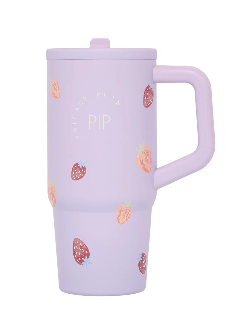 Prickly Pear Stainless Steel 20 Oz Hydrator 2.0 Water Bottle - Strawberry Patch