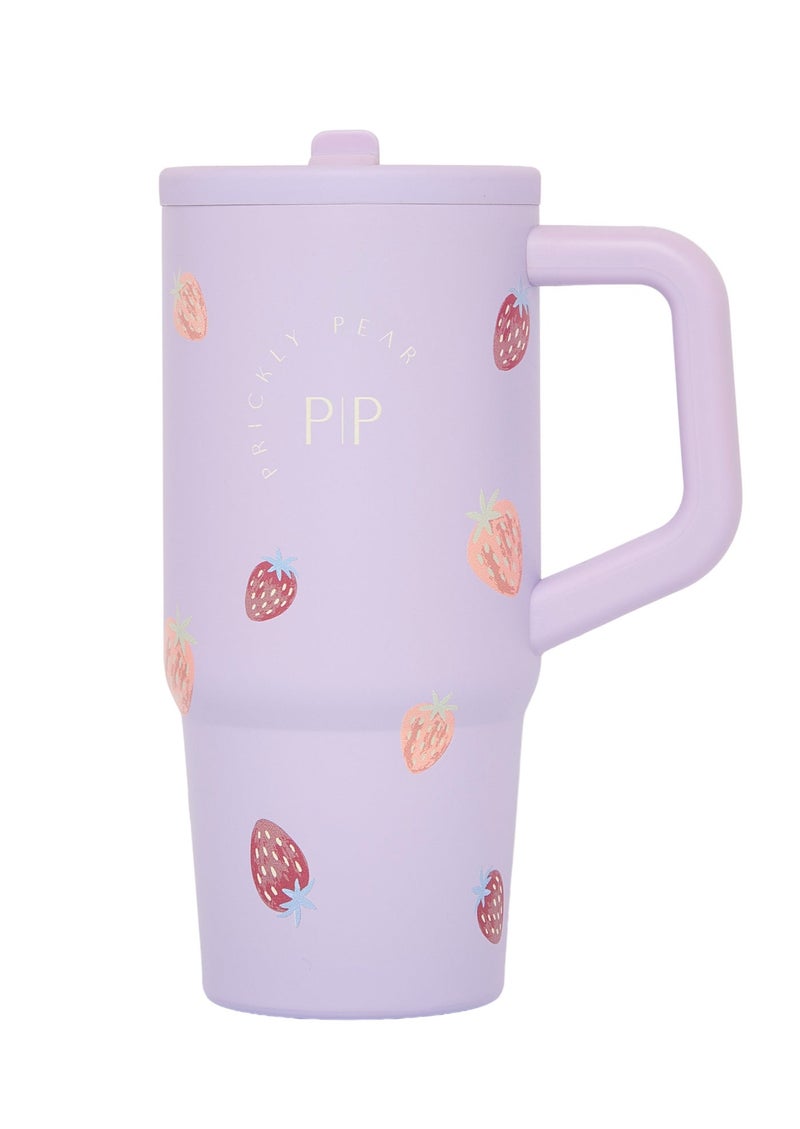Prickly Pear Stainless Steel 20 Oz Hydrator 2.0 Water Bottle - Strawberry Patch - Image 2