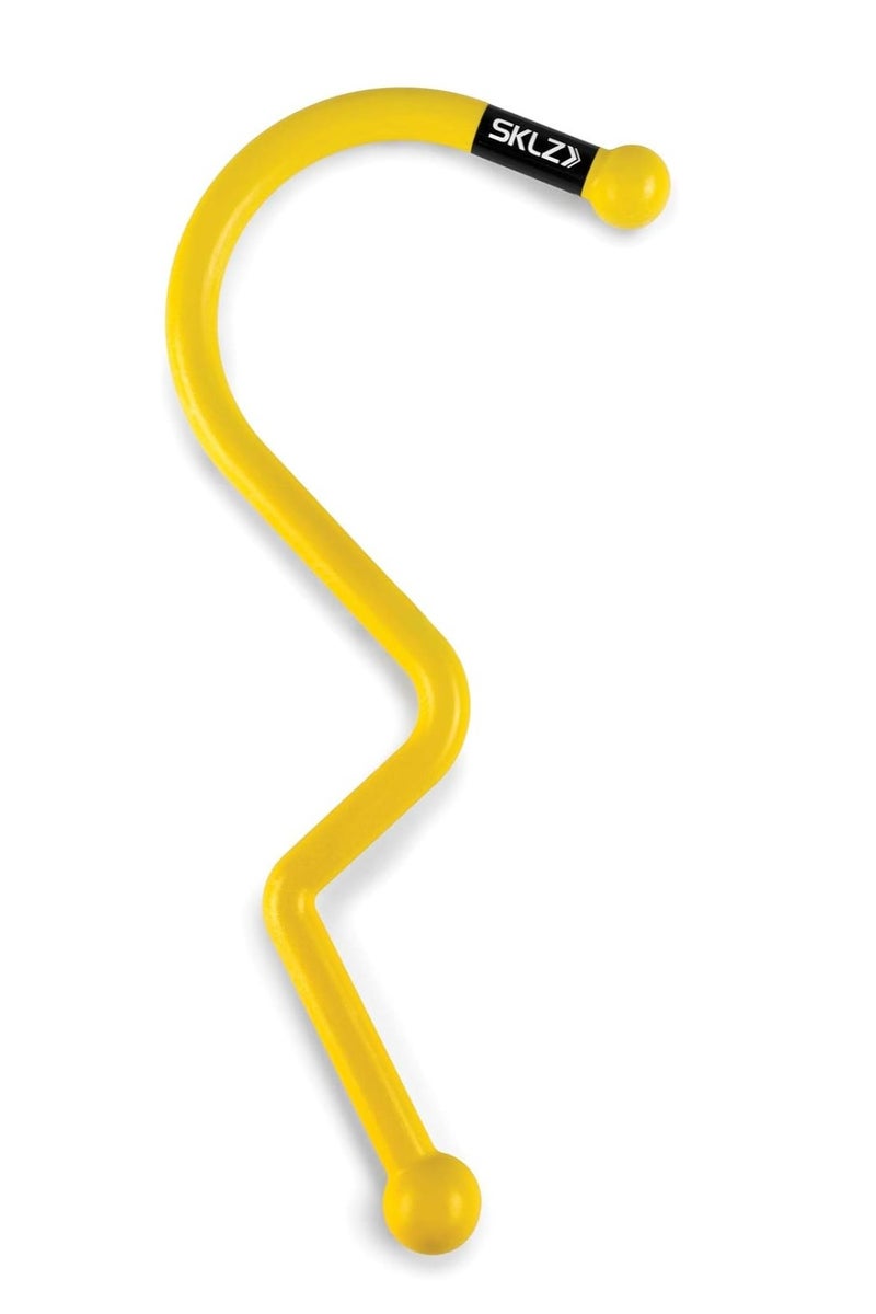 أس كيه أل زي عصا التدليك الذاتي لتخفيف التوتر من أكيوستك، خفيفة الوزن، صفراء - Image 1