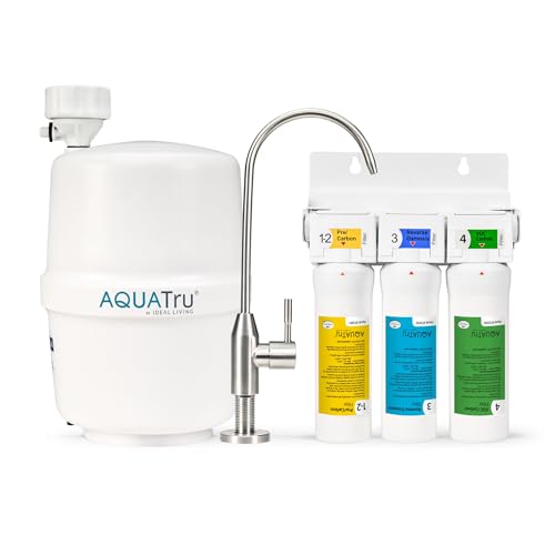 AQUA TRU AquaTru Under Sink Reverse Osmosis Water Filter System | Certified to Remove Lead, Chlorine, Fluoride, PFOA, PFOS and More for Pure Great-Tasting Water (AquaTru Under Sink) - Image 1