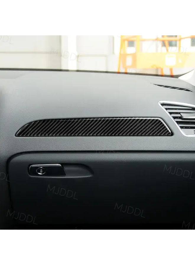 Black Carbon Fiber Dashboard Panel Decal Trim for Select Audi Models 2009 2018 - Image 5