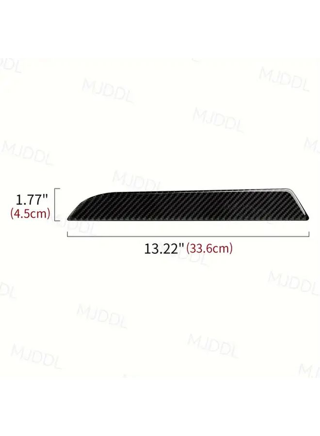 Black Carbon Fiber Dashboard Panel Decal Trim for Select Audi Models 2009 2018 - Image 2