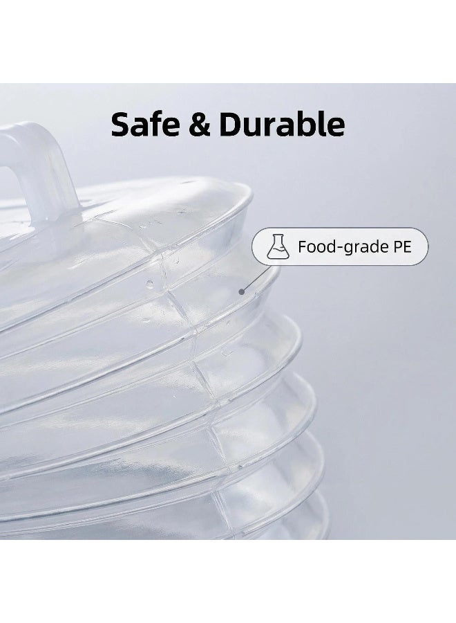 Foldable Water Container 10L, Food-Grade PE, Portable Water Tank with Tap for Camping Hiking  Outdoor - Image 2