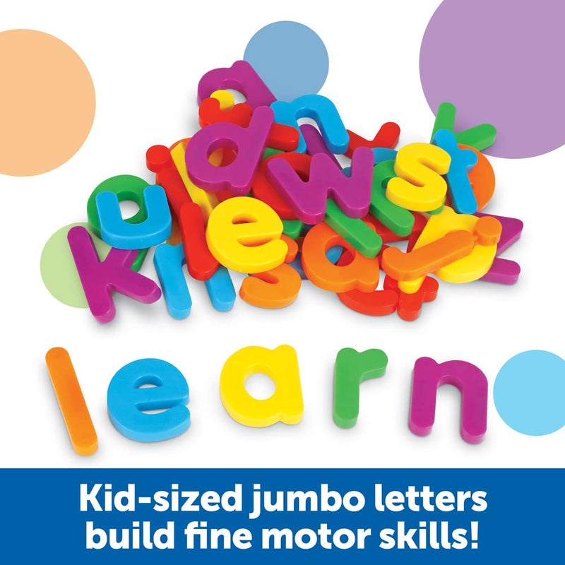 Learning Resources Jumbo Magnetic Lowercase Letters, Develops Letter and Color Recognition Skills, ABC for Kids, Alphabet, Educational Toys for Toddlers, Set of 40 Pieces, Ages 3+ - Image 3