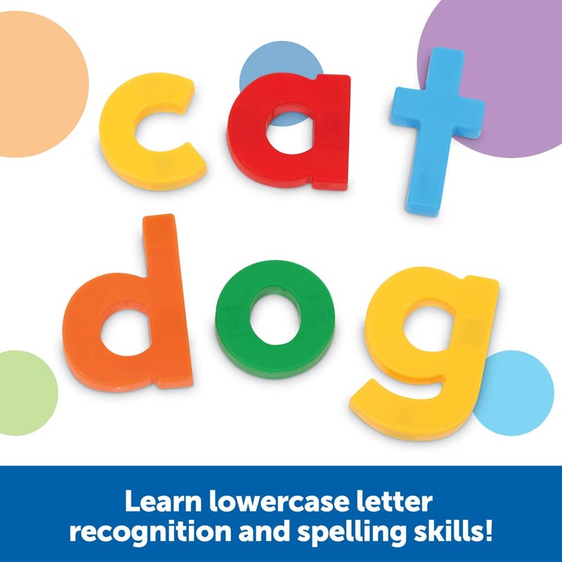 Learning Resources Jumbo Magnetic Lowercase Letters, Develops Letter and Color Recognition Skills, ABC for Kids, Alphabet, Educational Toys for Toddlers, Set of 40 Pieces, Ages 3+ - Image 2