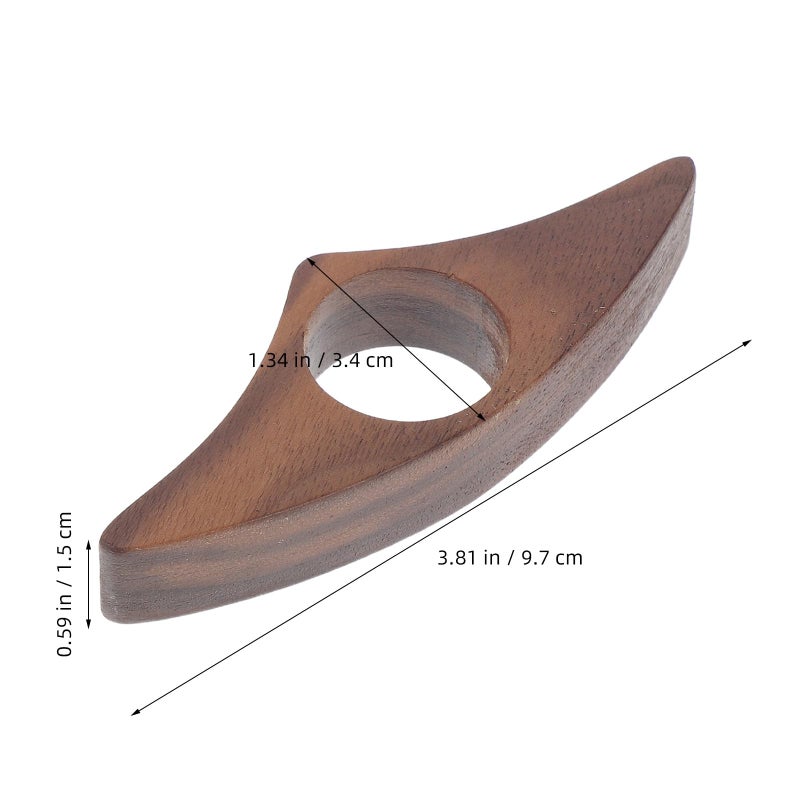 Handmade Wooden Book Page Holder Set Beech Walnut Material Reading Clip for Book Lovers - Image 3