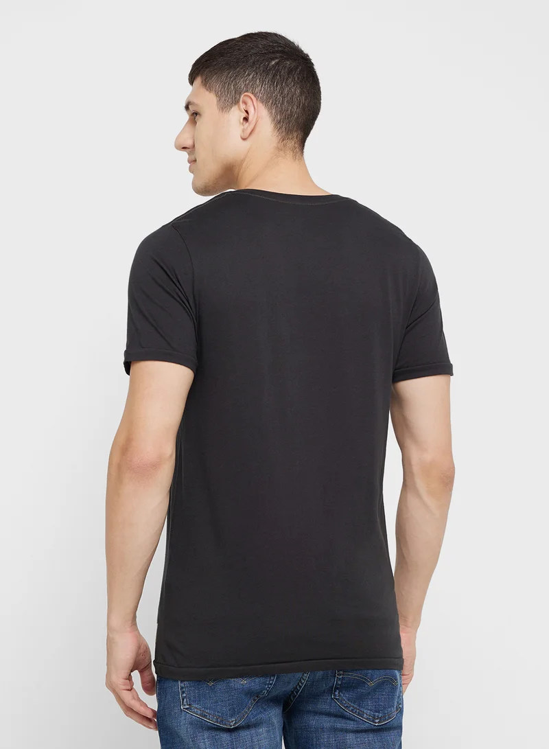 JACK & JONES Rock Printed T-Shirt