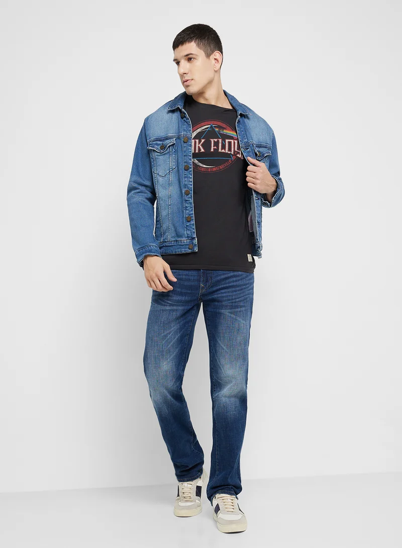 JACK & JONES Rock Printed T-Shirt