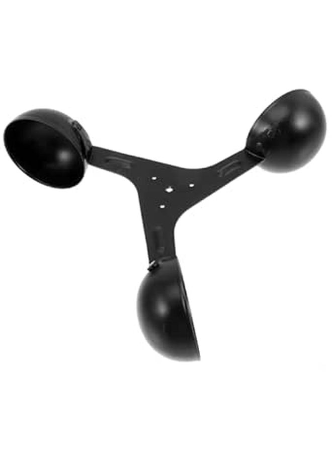 Replacemen Wind Speed Sensor 3 Cup Anemometer Aluminum Alloy Weather Monitor Tool - Image 1