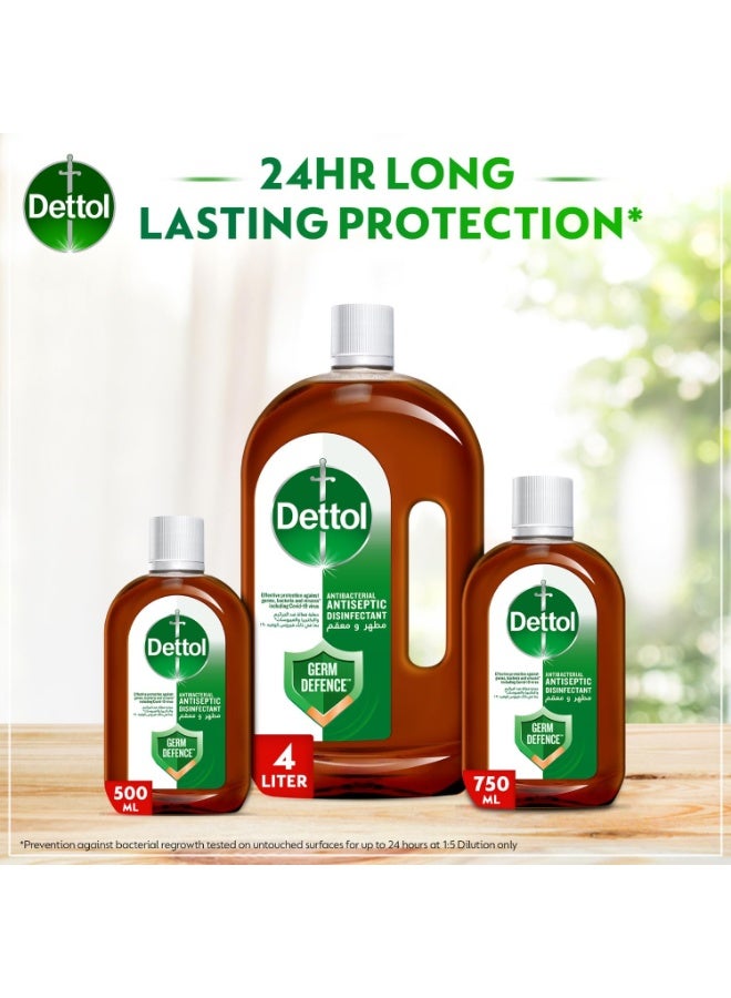 إيروريكس سائل مطهر مضاد للبكتيريا لحماية فعالة من الجراثيم والنظافة الشخصية، يستخدم في تنظيف الأرضيات والاستحمام والغسيل، 2 لتر - Image 3