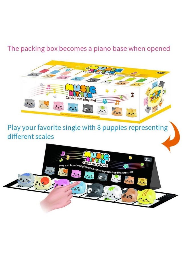 Dilwe Music Scale Kittens/Puppies, 8Pcs Touch Sensitive Musical Learning Toy with Packing Box Suitable for Both Children and Adults(Kittens) - pzsku/ZC25BC058FE1AC2FE7B52Z/45/_/1737031579/d2520530-eed1-4976-8c3e-b34524283f95