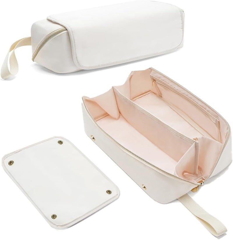 Hair Tools Travel Bag and Heat Resistant Mat - Beige - Image 1