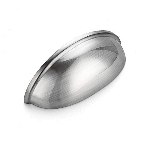 Ravinte 30 Pack 3" Drawer Pulls Brushed Nickel Cabinet Pulls Kitchen Hardware Cabinet Handles Drawer Handles Knobs 3 inch Hole Center - Image 1