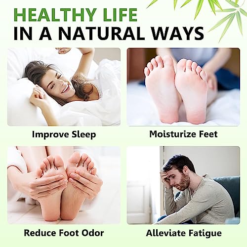 QERINKLE Premium Organic Health Patch Toxins Remove Pain Free Pads for Stress Relief Sleep,Natural ingredients Toxins Ginger Foot Detox Pads For Adhesive Feet & Body (Black, PACK OF 20) - Image 5