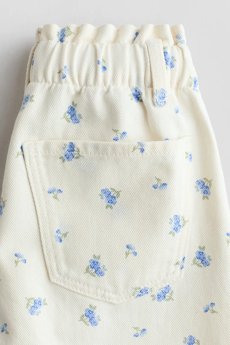 اتش اند ام جينز بيبر باغ بقصّة ساق واسعة