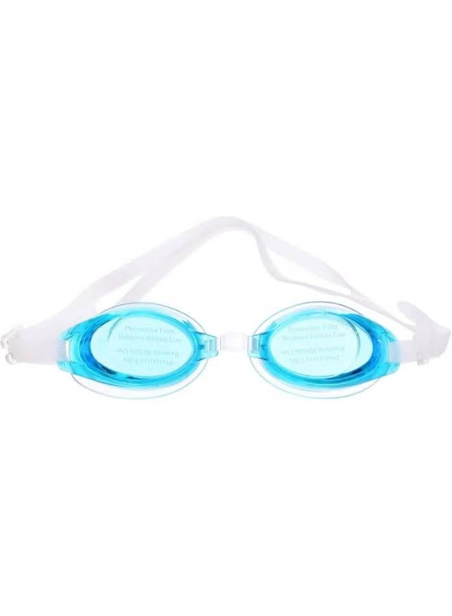 Swimming Goggles, Anti-Fog, UV Protection with Comfort Fit Seal, Blue/Clear - Image 2