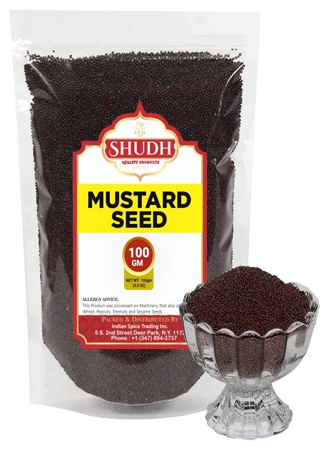 Jimidar SHUDH BLACK MUSTARD SEEDS 3.5 oz | 100GM | Whole Spice (Kali Rai) ~ All Natural | Gluten Friendly | NON-GMO | Vegan | Indian Origin - Image 2