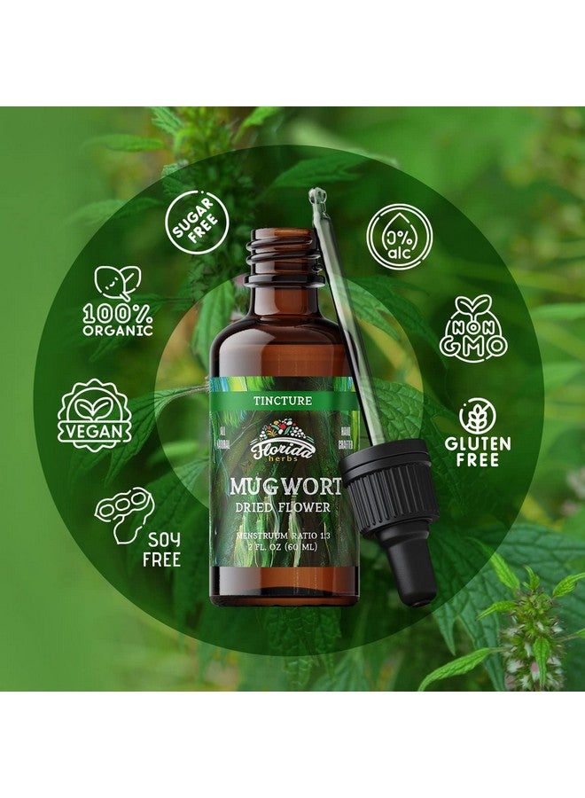 FLORIDA HERBS قطرات سائلة من مستخلص الشيح - قطرات دعم الاسترخاء والنوم العضوية - صبغة الشيح الطبيعية - مصنوعة في الولايات المتحدة - 2 أونصة سائلة - Image 5