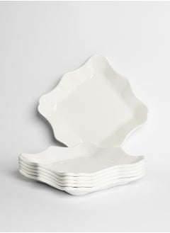 Premium Melamine Dinner Plates in White | Multi Use Square Plates for Desserts, Salads, Noodles & More | Durable, Shatterproof, Dishwasher & Microwave Safe | Home & Restaurant - pzsku/ZC25C1E76FDDBA3051725Z/45/_/1730375389/d1dbac9f-0e79-47b4-bf21-343e1a89cf81